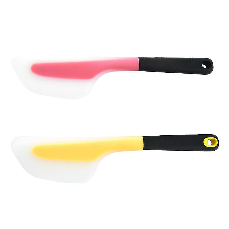 34.2X7.3x2cm Assorted Color Spatulas 2pcs Heat Resisting Cream Scrapers Butter Scrapers Jam Scrapers