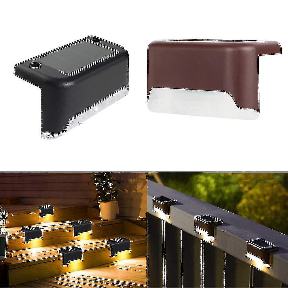Waterproof Led Solar Deck Step Wall Lights For Garden Landscape Step Deck Lights