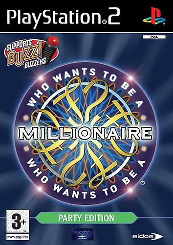 Who Wants To Be A Millionaire Party Edition - Solus (PS2) - PAL - New & Sealed