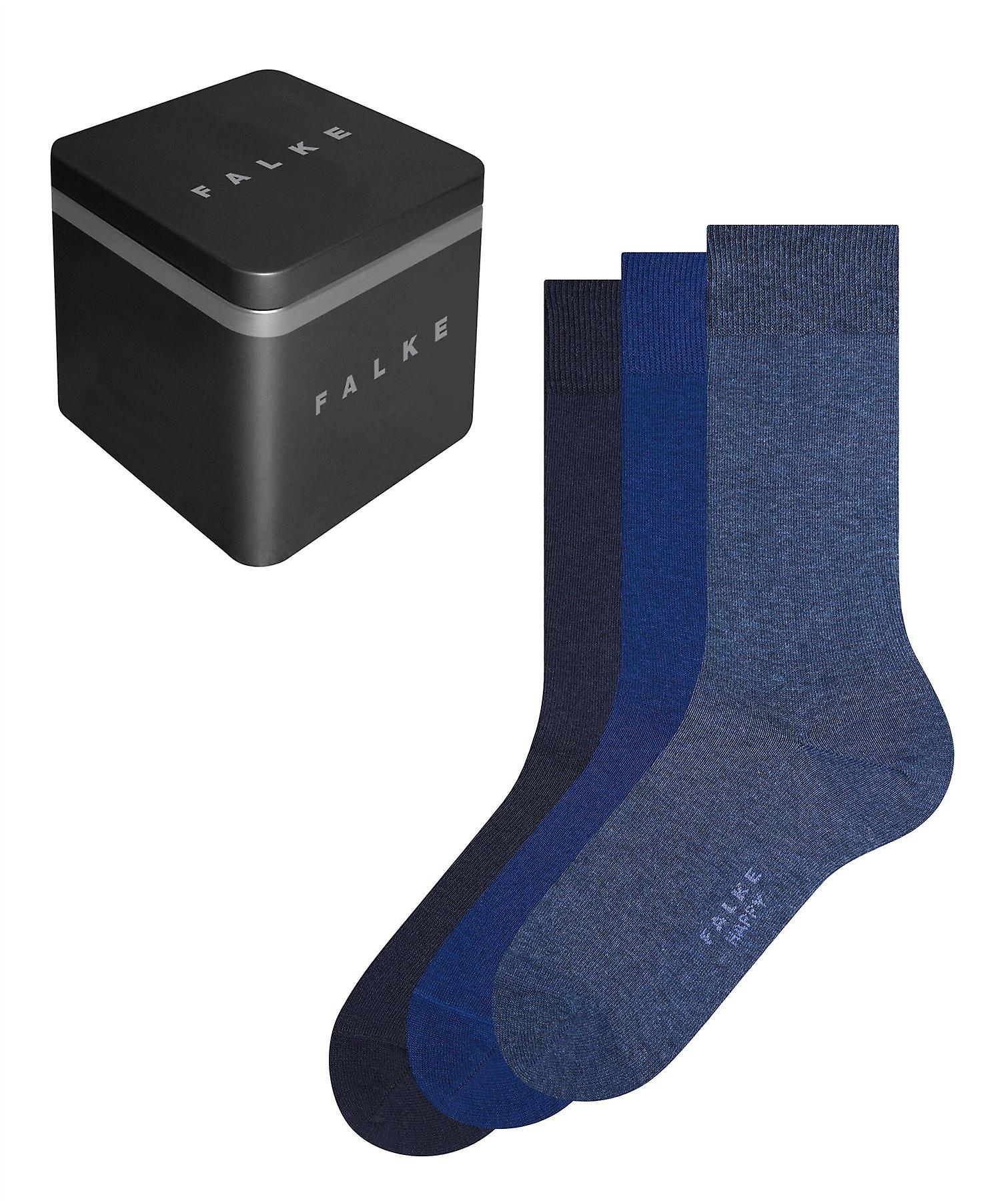 Falke Happy Box 3-Pack Socks - Sortiment/Navy/Blue
