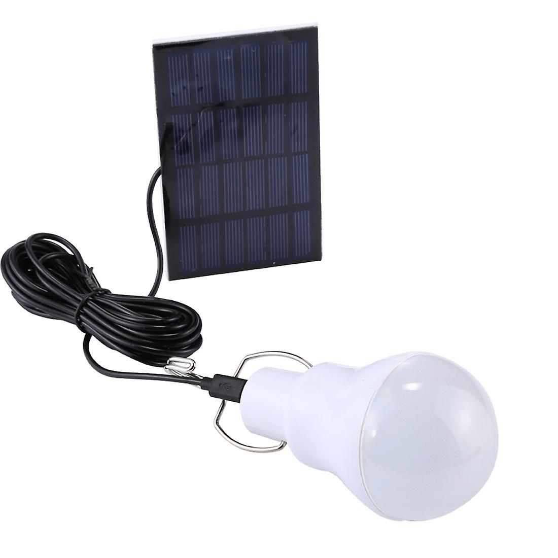 Portable Solar Powered LED Bulb Lamp