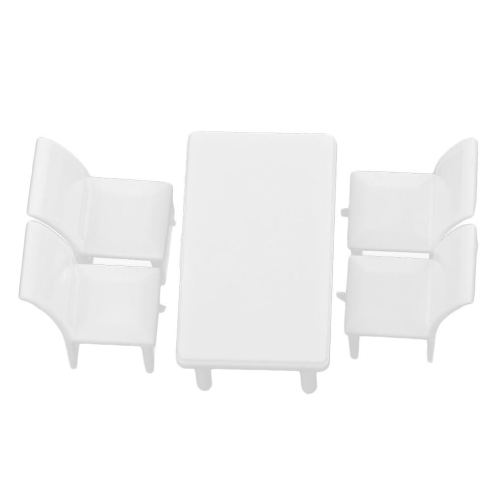 Miniature Dollhouse Craft Kitchen Scenery Model 1:50 Square Dining Table