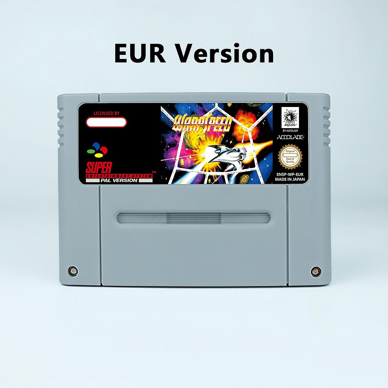 Action Game For Warpspeed - Usa Or Eur Version Cartridge For Snes Video Game Consoles