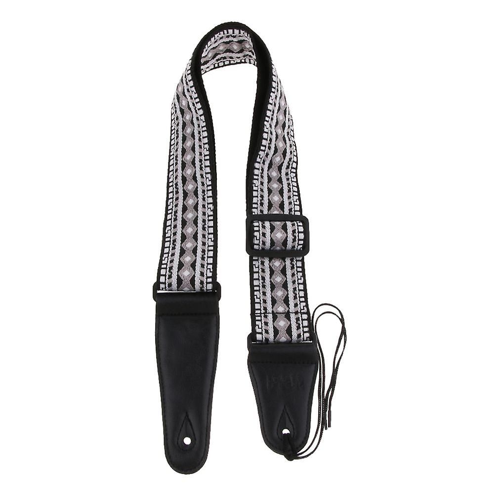 Embroidered Guitar Neck Strap Belt For Guitar Accessory