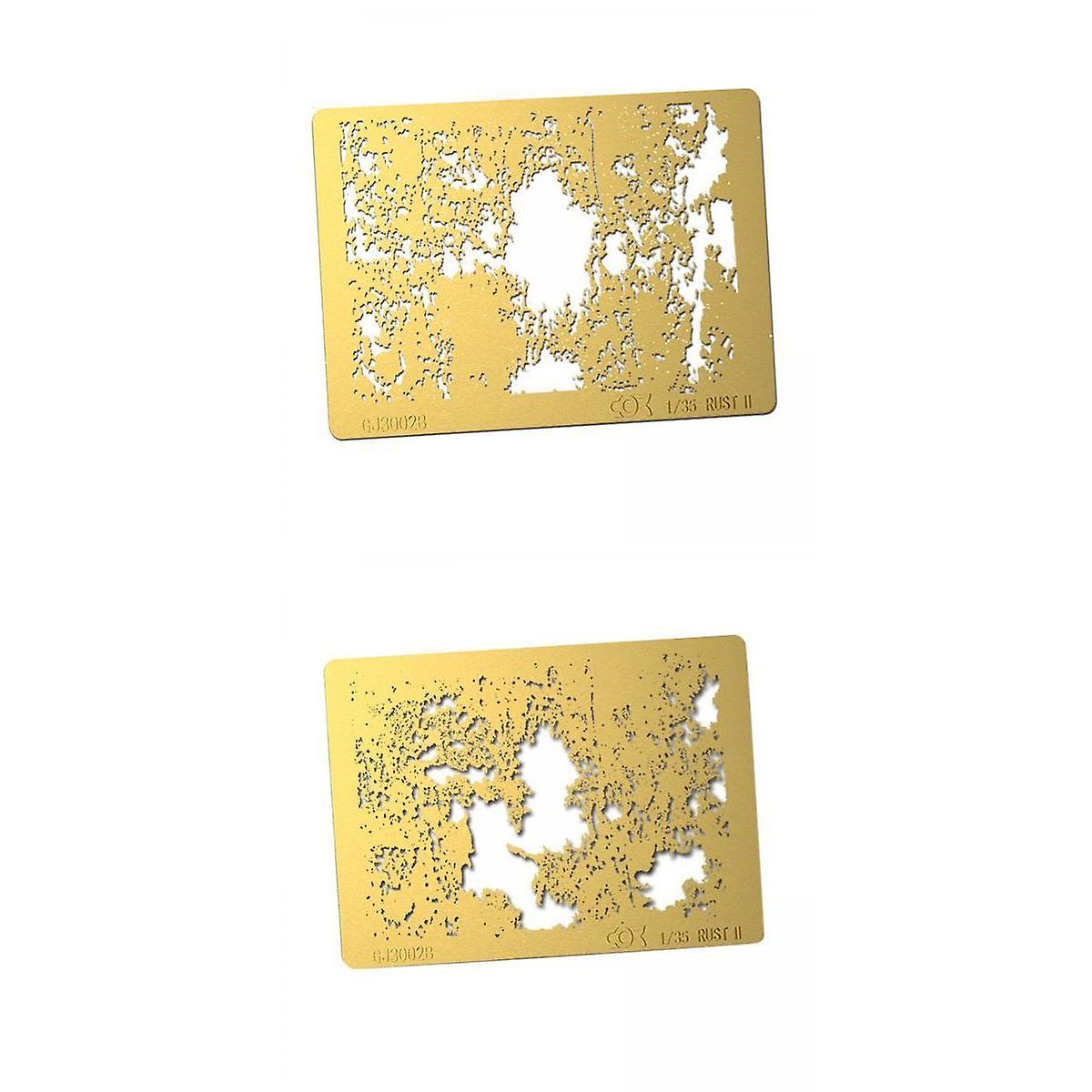 2x Model Painting Tool  Stenciling Template Stencil Building Hobby Crafting