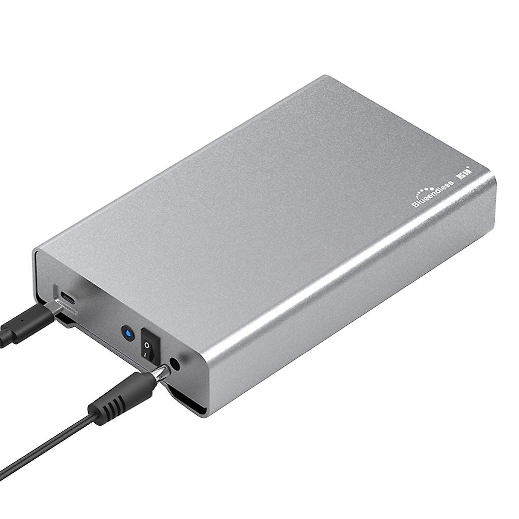 Custodia HDD Disco rigido esterno SATA a USB3.0/Tipo C 3.5 per custodia interamente in metallo