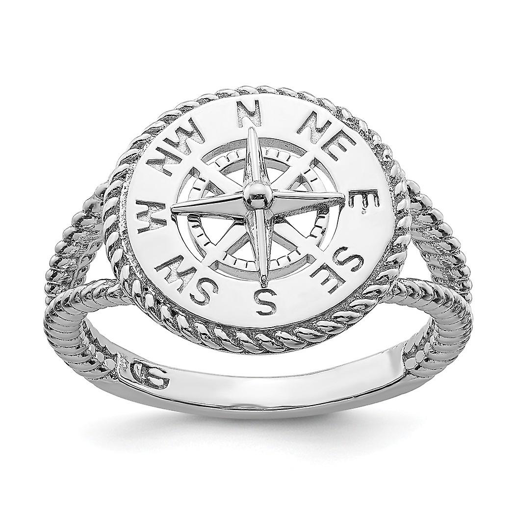 925 Sterling Silver Rhodium Plated Cubic Zirconia Stars Bypass Adjustable Ring Size 7-Ring for Women