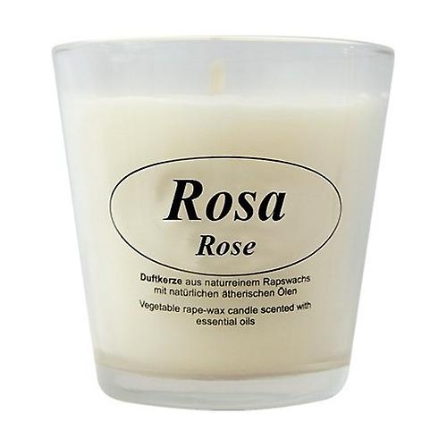 Pink scented vegetable candle 1 unit (Roses)