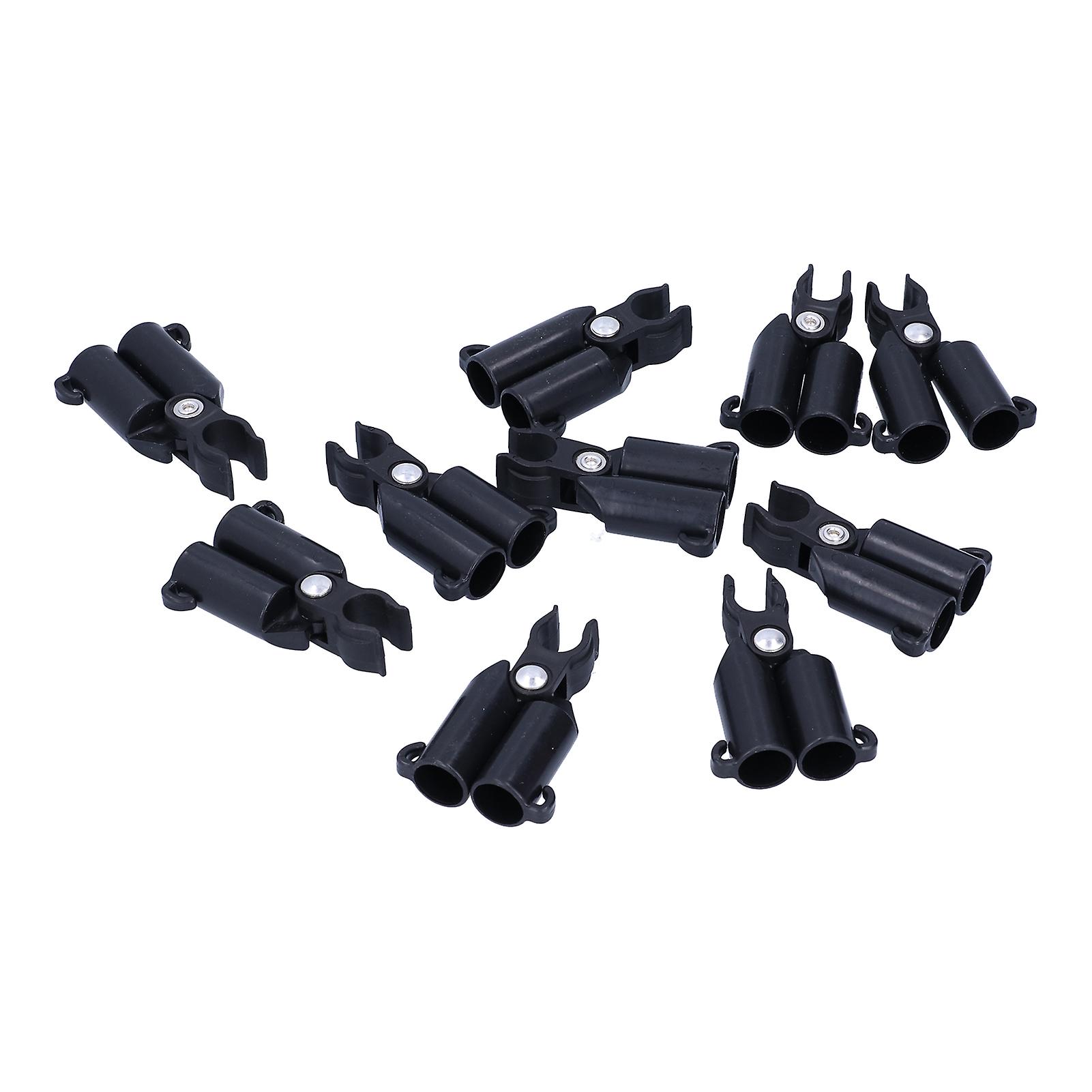10PCS A-Type Connecting Joint Fixed Clip Plant Supports Fixing Stakes Connector Garden Tool(16mm ID )