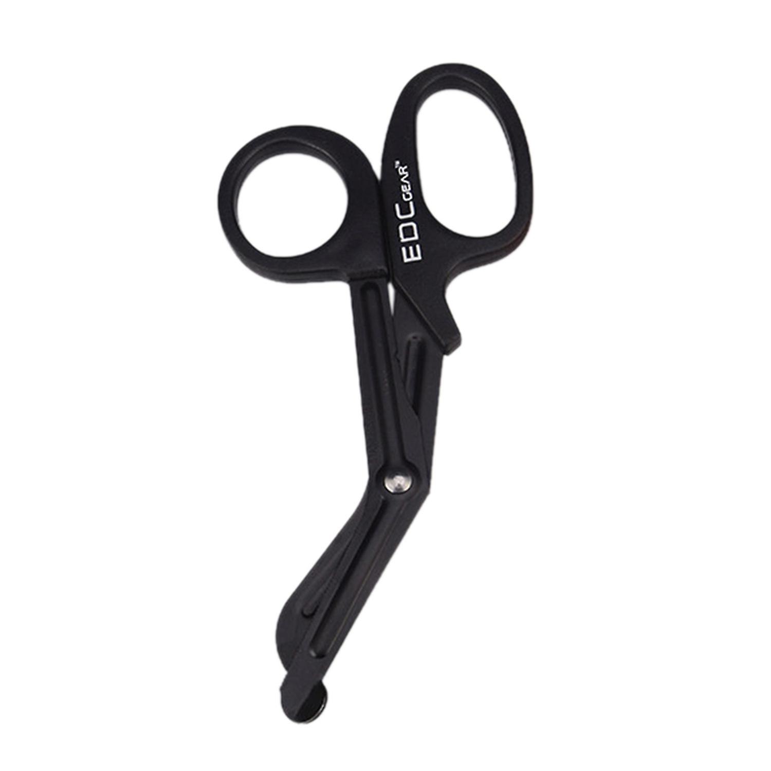 EMT EDC Tactical Multi-function Stainless Steel Rescue Bandage Scissor with Saw Tooth for Emergency