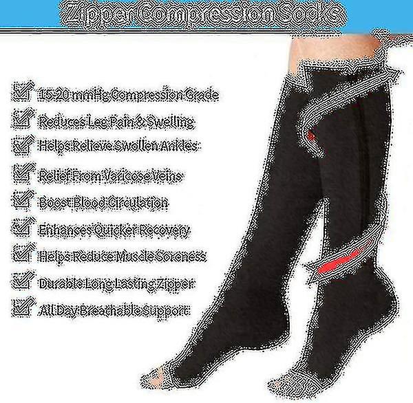 Zip Conpression Ponožky
