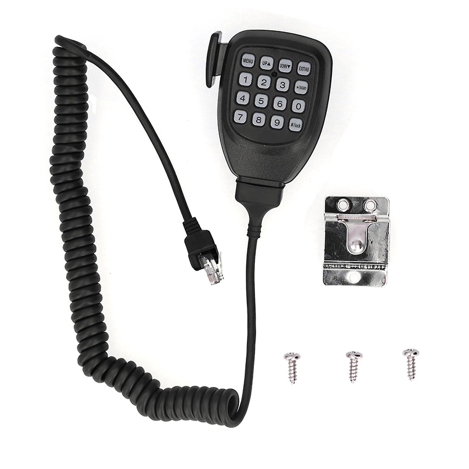 Walky Talky Shoulder Microphone for QYT KT Series: Backlit, Durable, Flexible Use