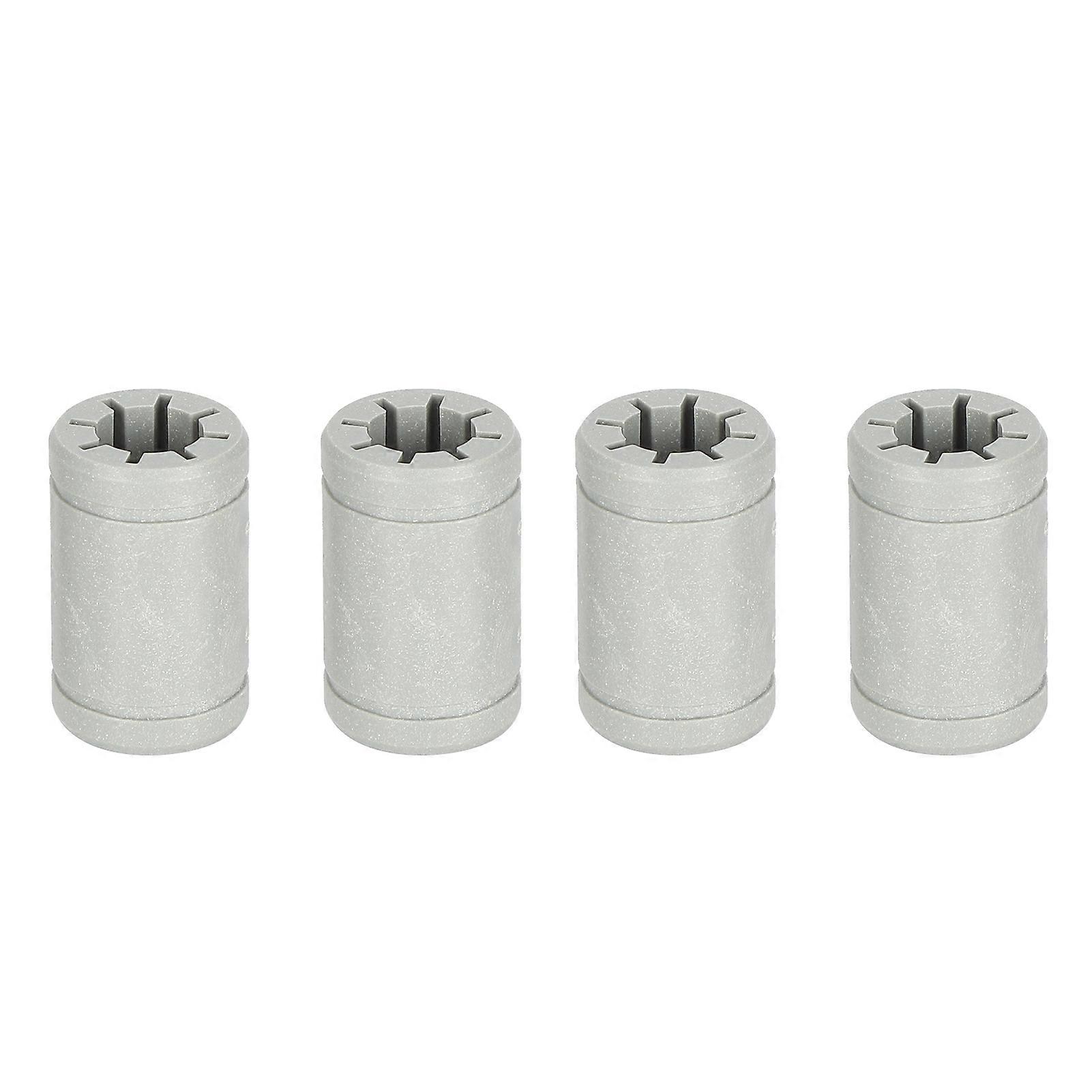 4pcs מיסב פיר אפור פלסטיק LM8UU מוצק פולימר ליניארי מיסב חלקי מדפסת 3D אביזרים עבור RJMP-01-08