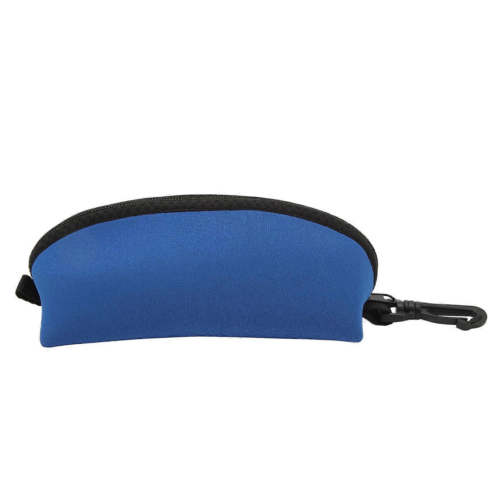 Diving Goggles Storage Bag Pouch Gadget Gear Portable Dustproof Drop Resistant Neoprene Sunglasses Case Blue