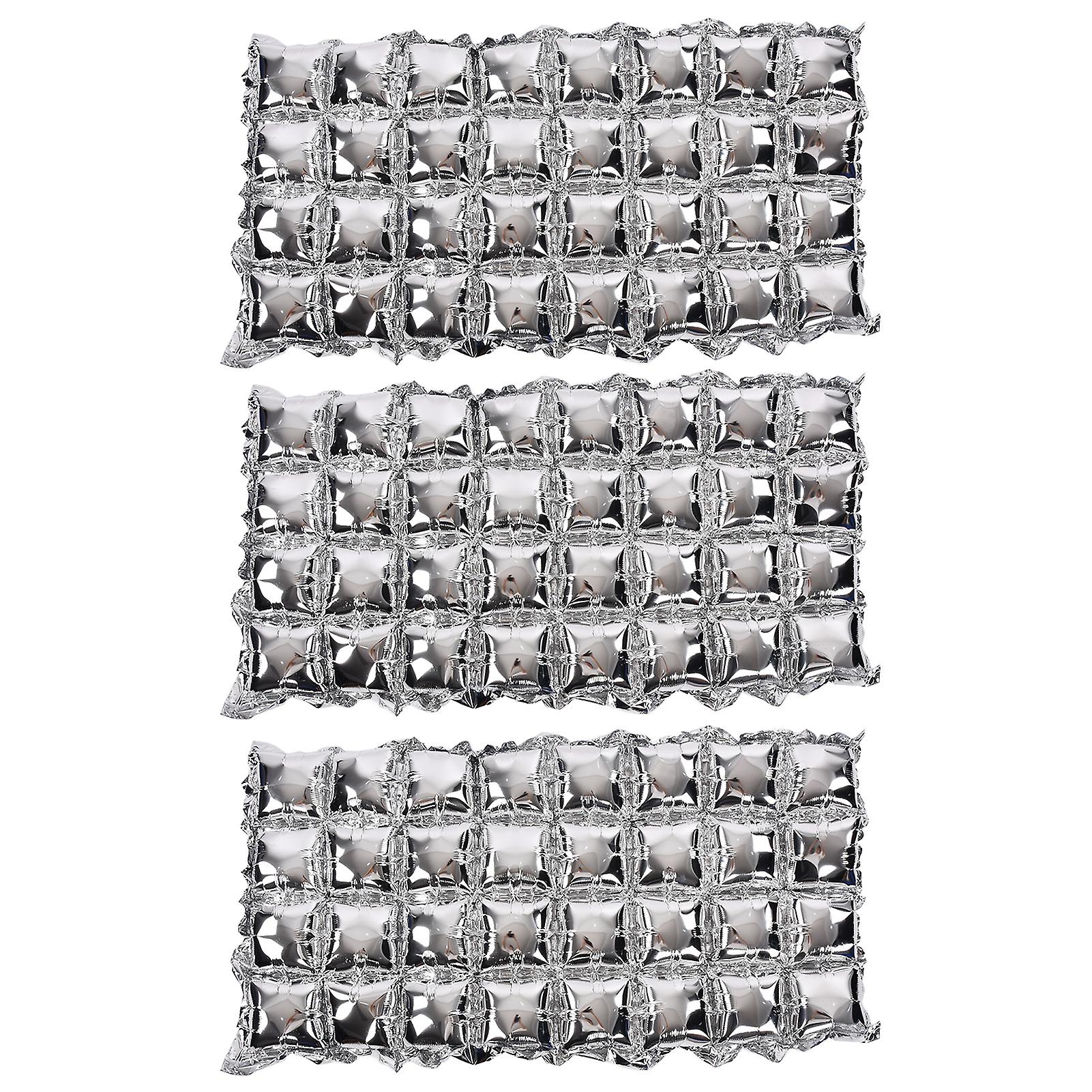 3 Pcs Easy to Use Foil Balloons in Different Colors for Party Decoration Photo Background Silver
