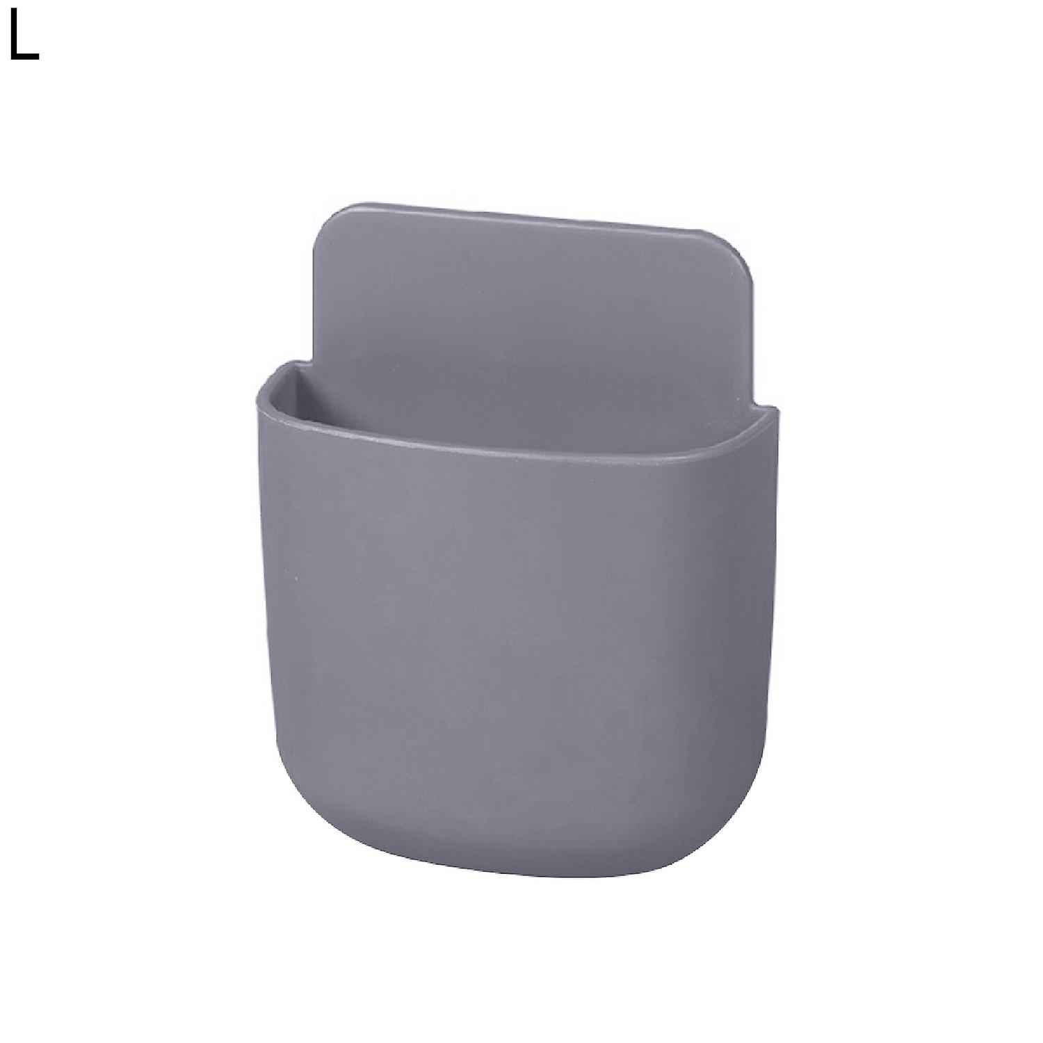 Storage Container Free Punch Storage Mobile Phone Holder Wall Mount Remote Control Storage Box for B