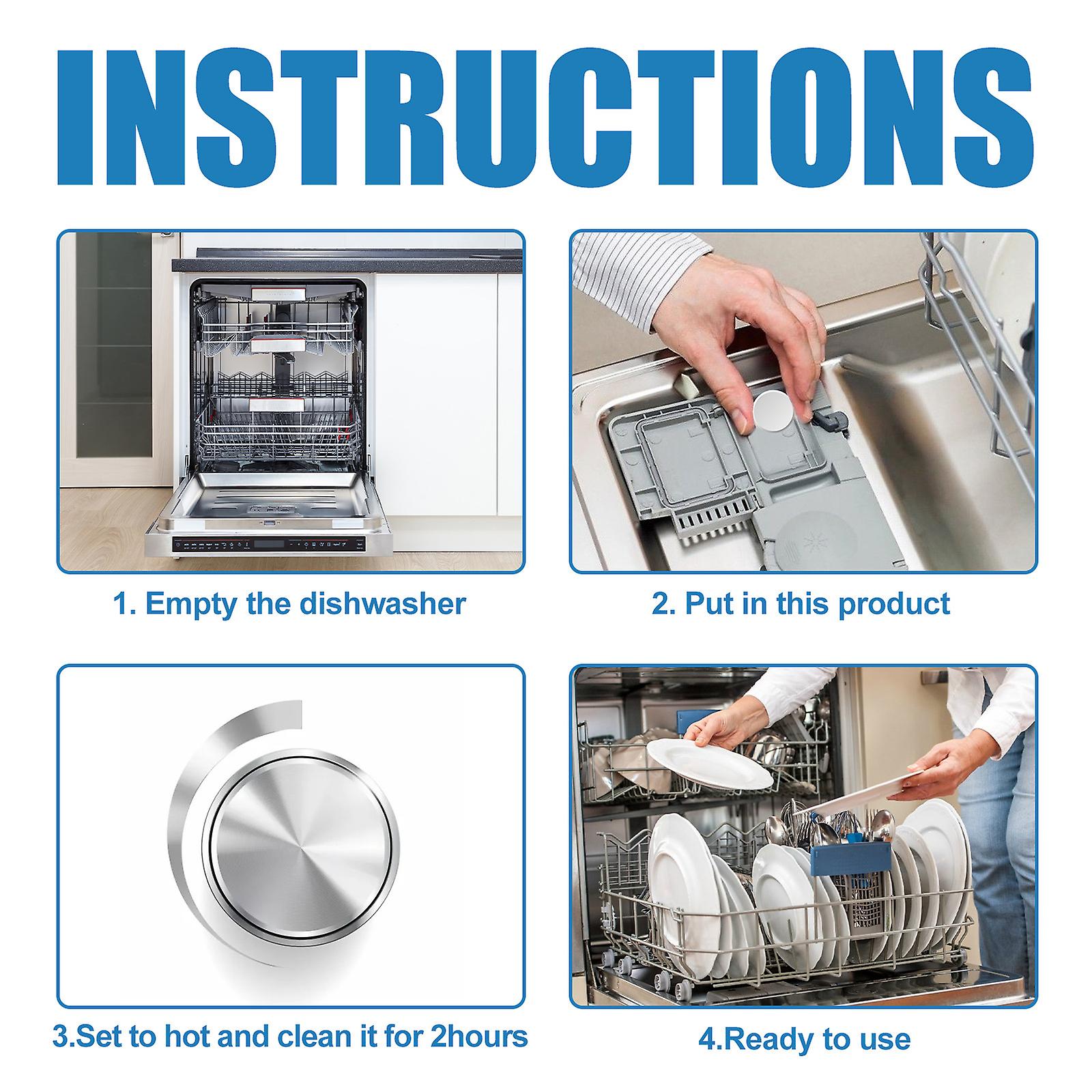 Dishwasher Cleaning Tablets Decontamination Degreasing Scale Cleaning Tablets