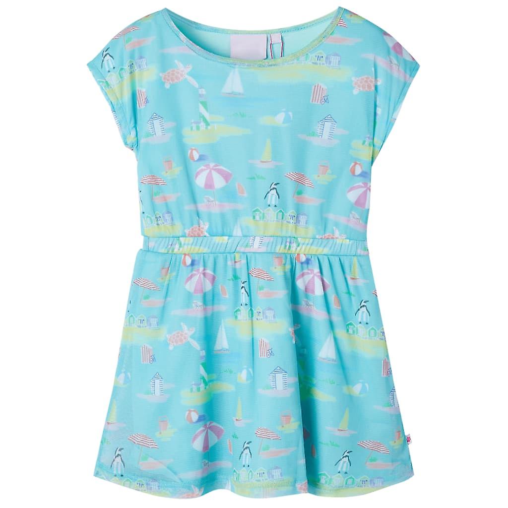 Kinderkleid Hellblau 116, SKU: 11441