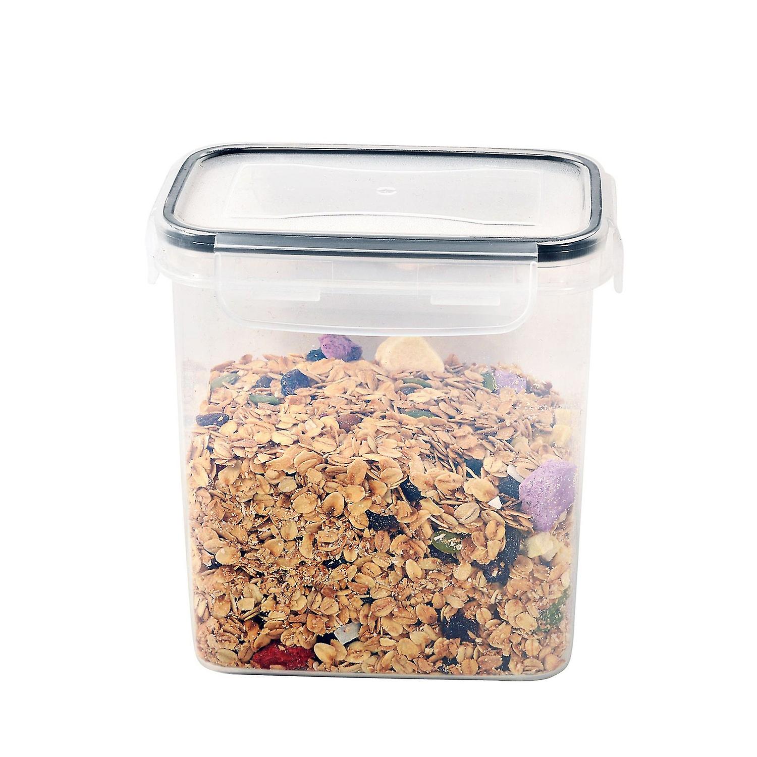 Sealed Storage Jar Box Vacuum Proof Storage Transparent Airtight Jar Kitchen Storage Case with Lid