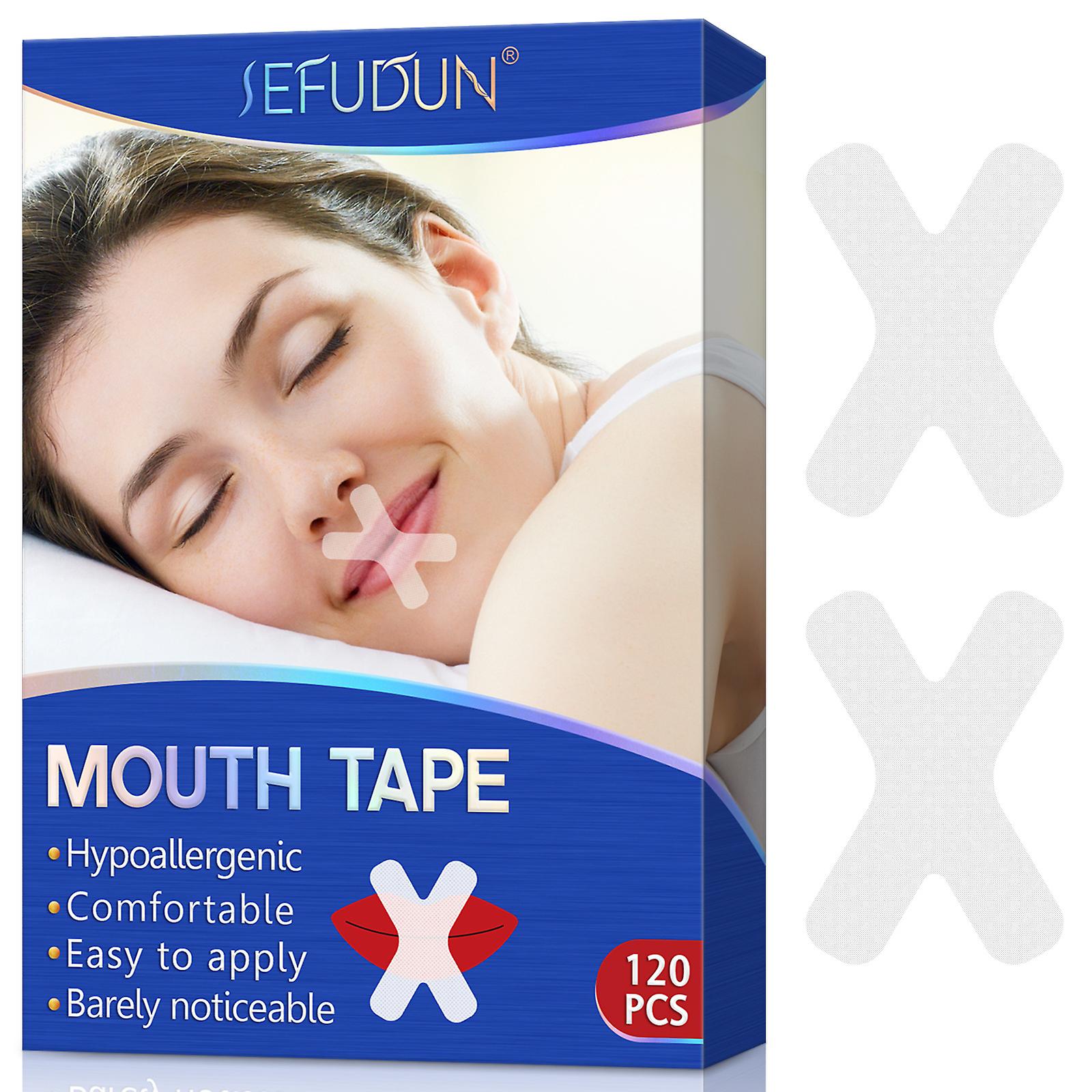 120 Pieces Oral Adhesive Tape for Sleep, Advanced Soft Sleep Tape, Better Nose Breathing, Less Mouth Breathing
