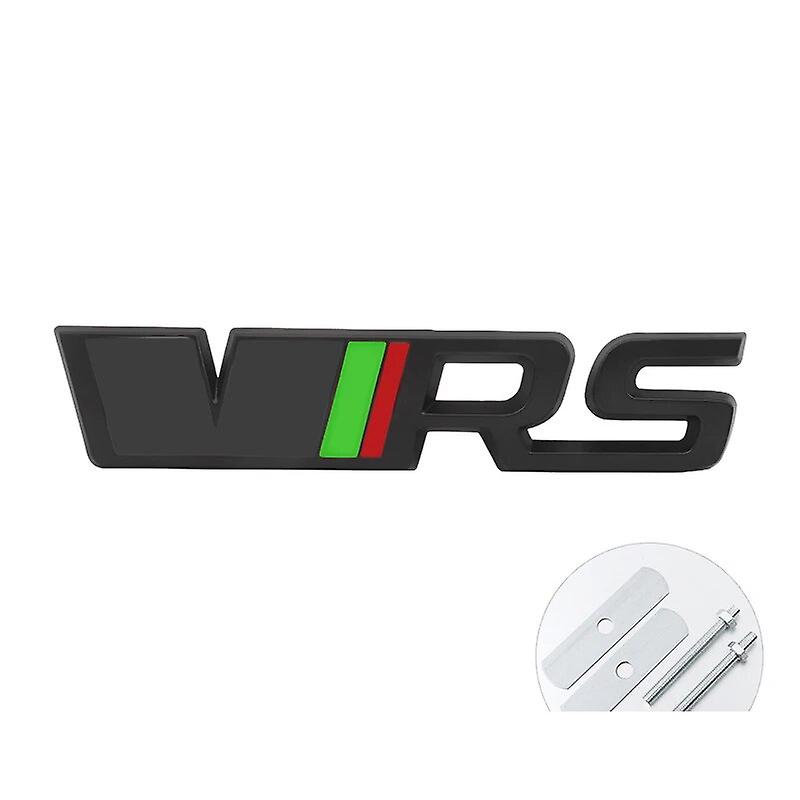 3d Metal VRS Logo Car Front Grill Emblem Badge Trunk Stiker for Skoda Octavia 3 2 A5 A7 MK3 MK2 Kodiaq Superb Fabia Accessories~2945