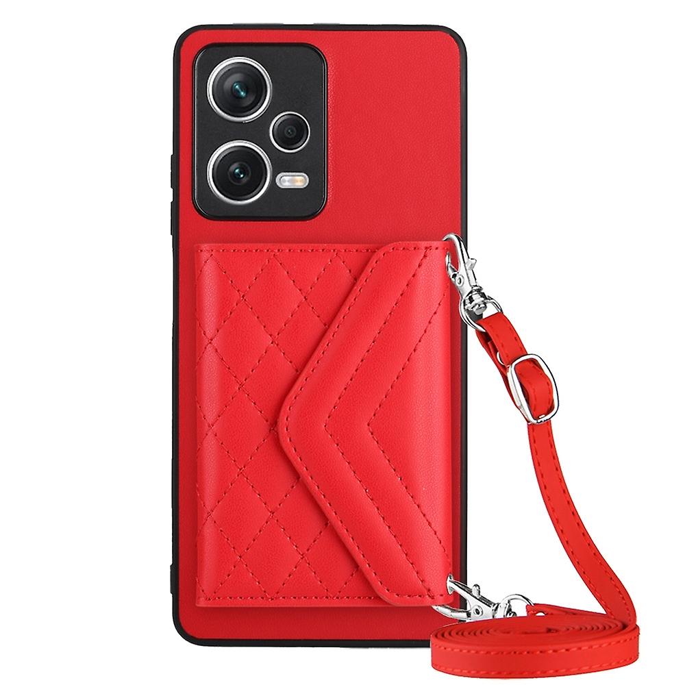 Rhombic Texture RFID Case For Xiaomi Redmi Note 12 Pro 5G