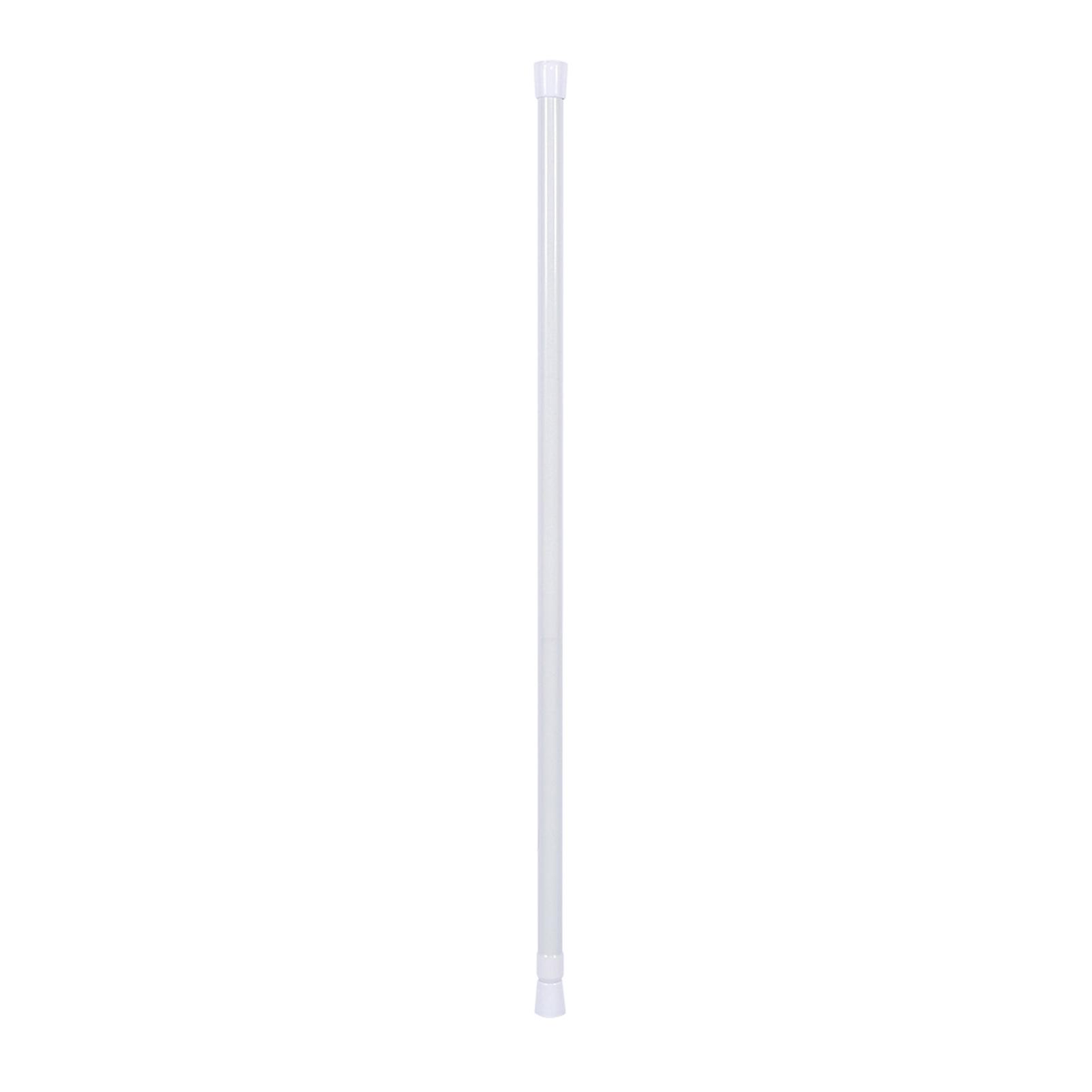Extendable Spring Telescopic Shower Bathroom Window Shower Curtain Rail Loaded Pole Rod 105‑190cm