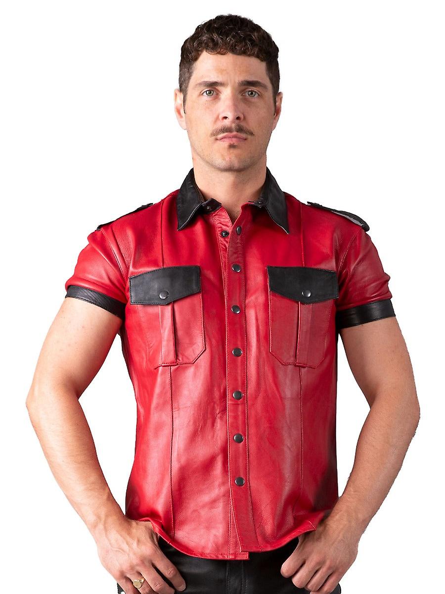 Leather Slim Fit Classic Shirt