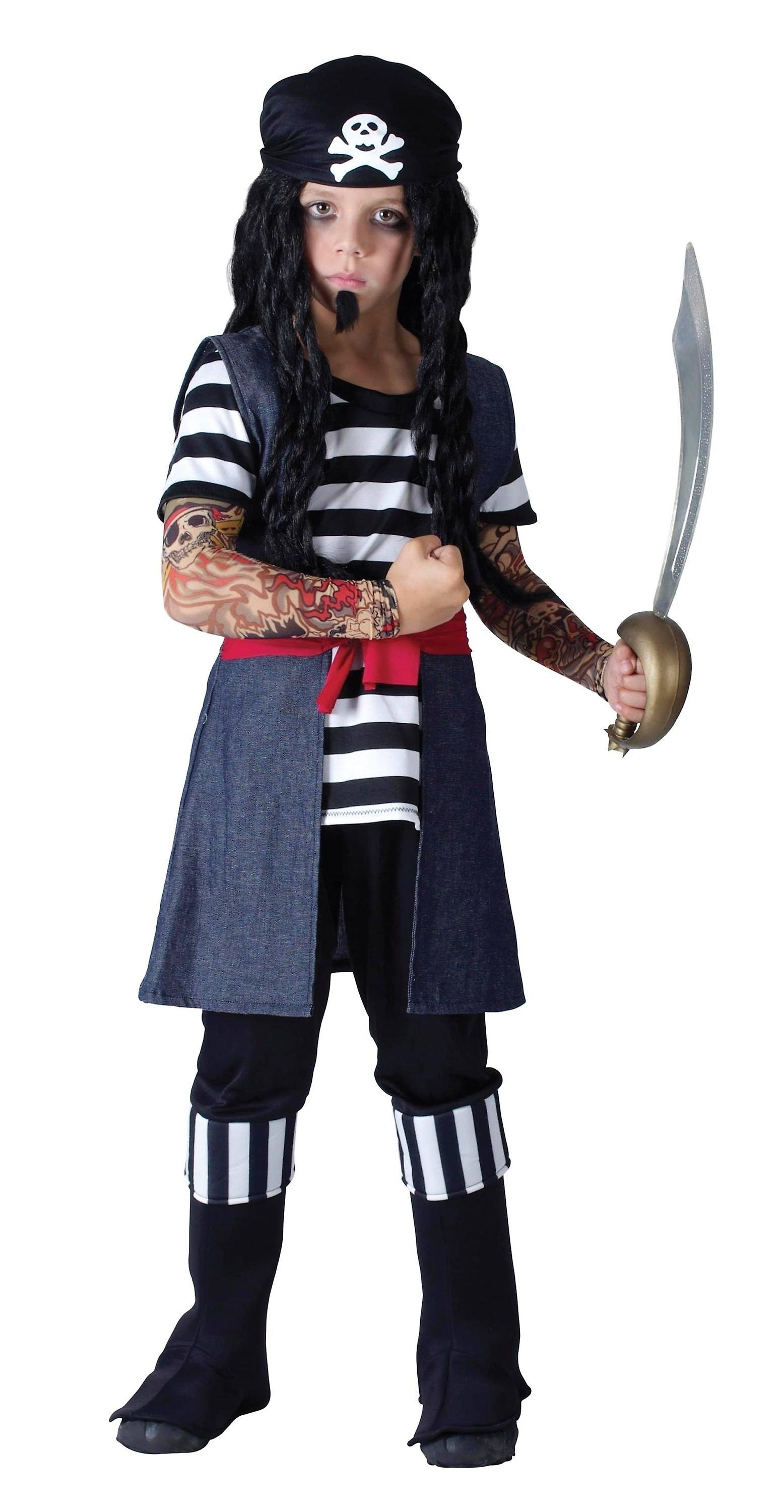 Tattoo Pirate Boy Childrens Costume Cc775