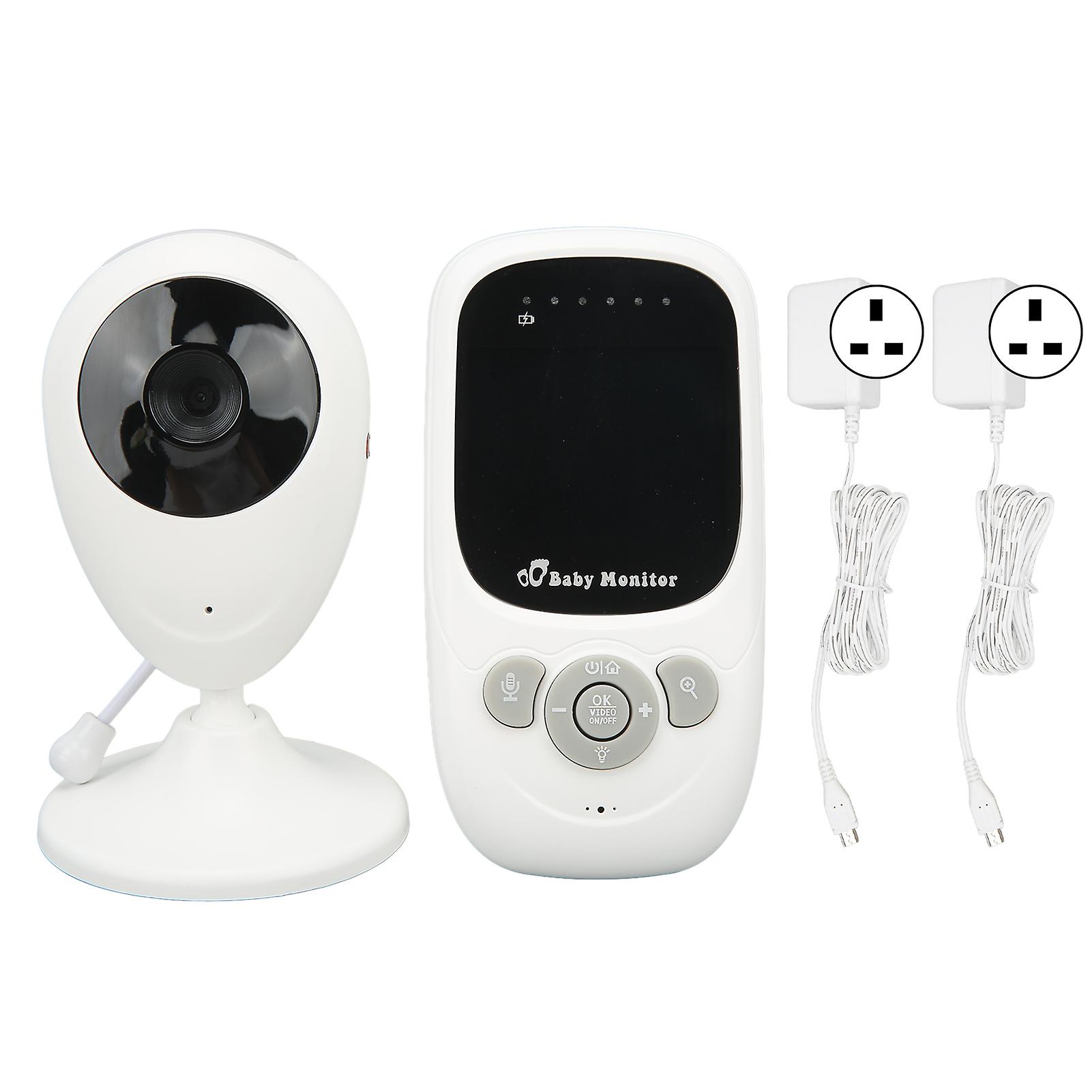 2.4G Baby Video Camera - HD Display, Two-Way Talk, Temp Monitor, Lullabies, Night Vision