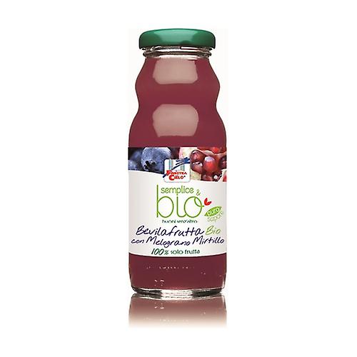 Simple & organic - pomegranate apple - blueberry 200 ml (Blueberries - Pomegranate - Apple)