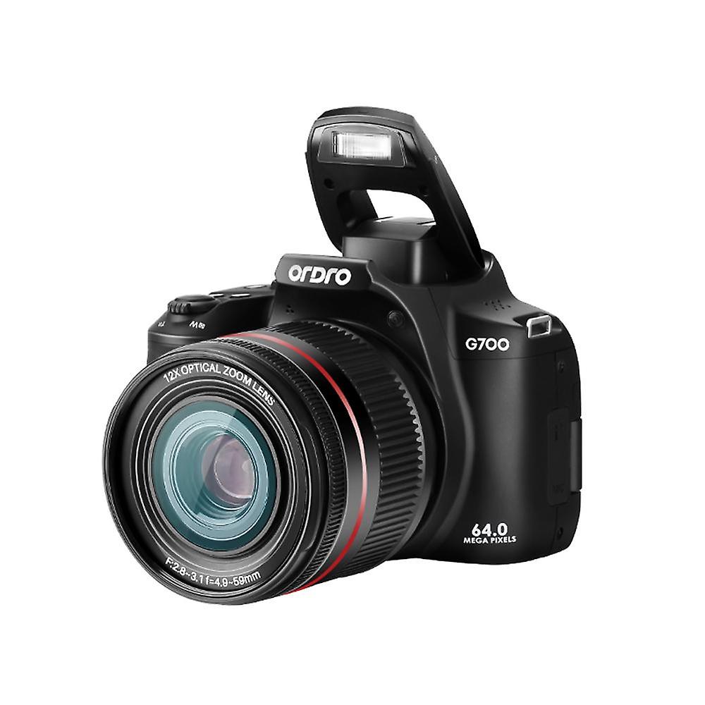 ORDRO G700 4K ψηφιακή βιντεοκάμερα WiFi ψηφιακή βιντεοκάμερα βιντεοκάμερα 64MP 3.0 ίντσα IPS οθόνη 12X