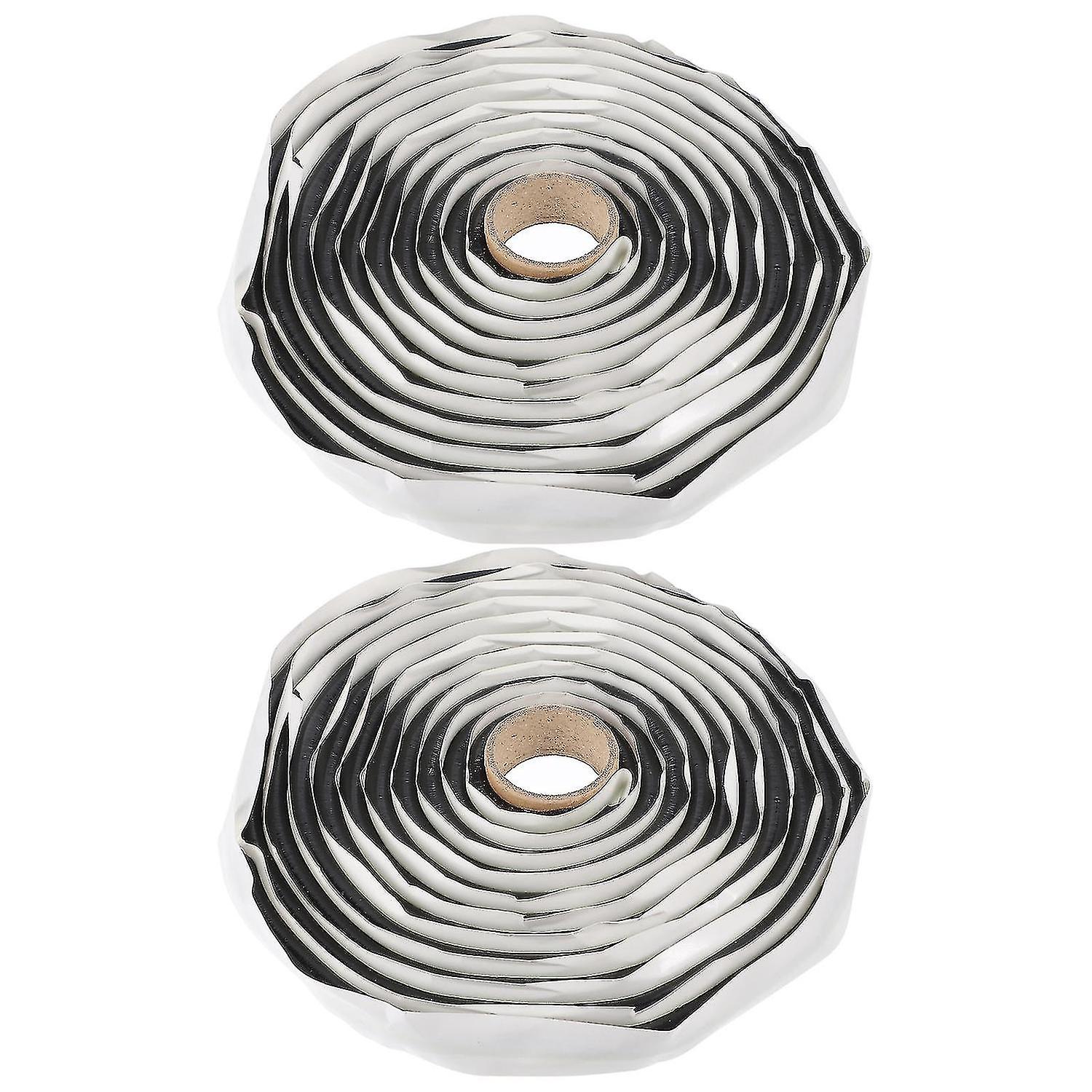 2pcs Car Sealant Tape Sealants Butyl Rubber Tape Multi-purpose Butyl Strips