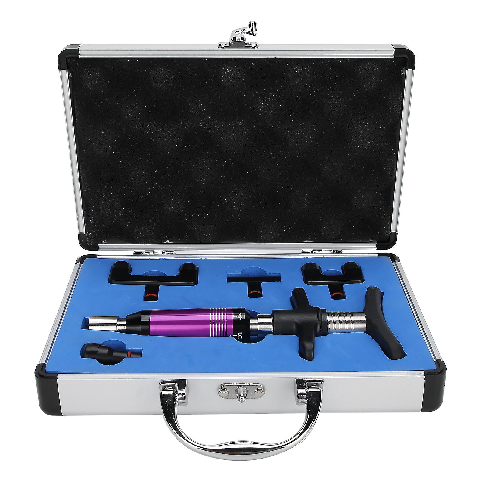 Manual Spine Correction Massager Spine Adjustment Handheld Massage Device with 4pcs Heads