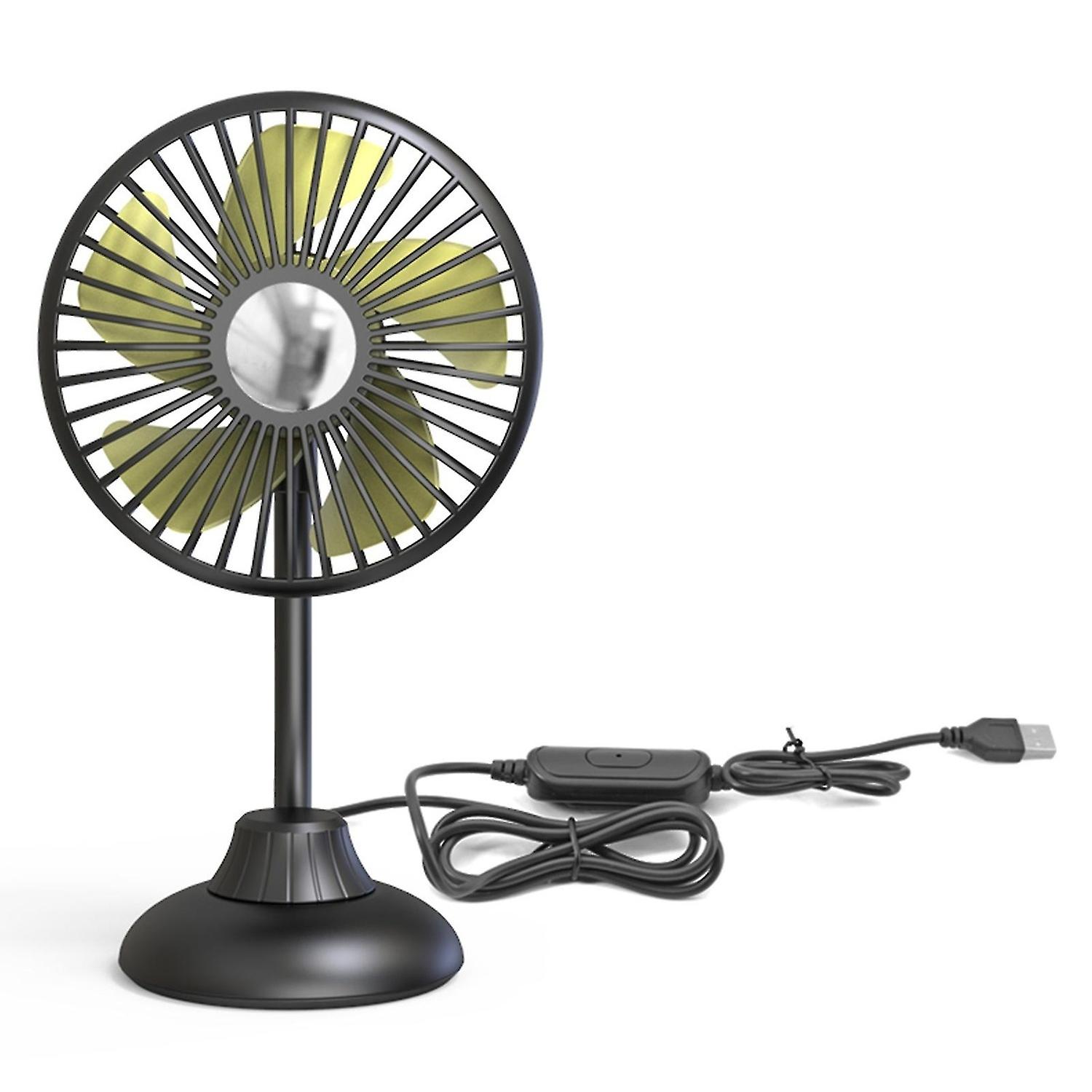 4.5Inch Summer Camping Fan 3-Speed Rechargeable Desk Fan For Library Dormitory