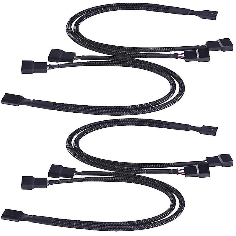 4pcs Computer Pwm Splitter Cable