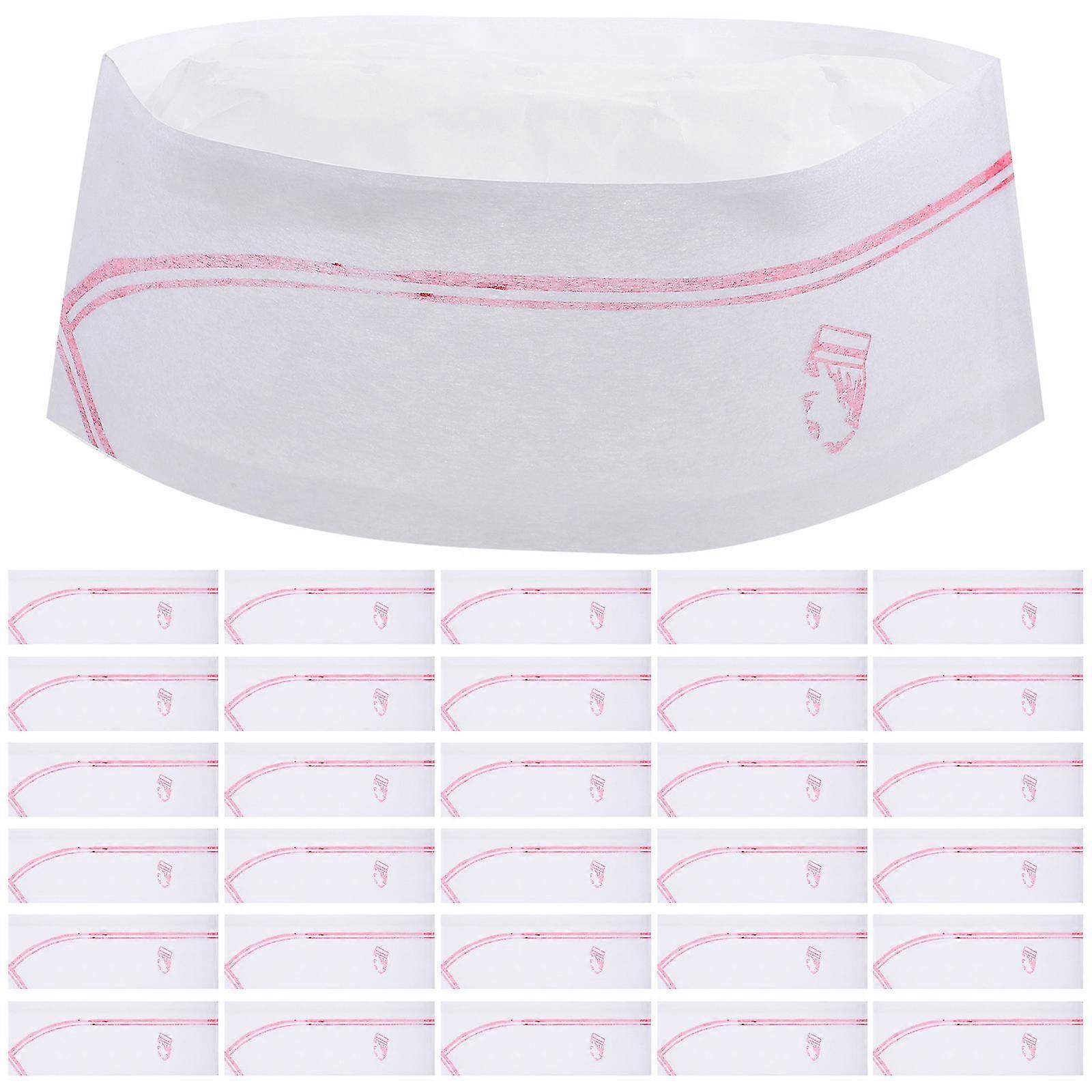 40 Pcs Restaurant Hat Cooking Paper Hat Cooking Hats Catering Hat Cooking Chef Hat