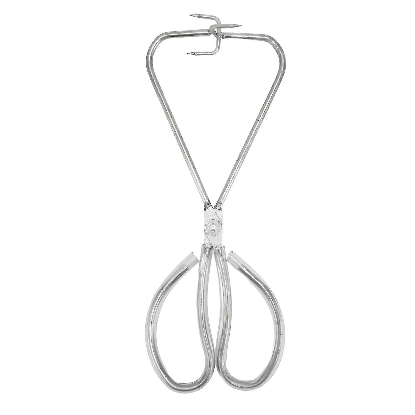 Dipping Tong Pottery Tool Stainless Steel High Strength Simple Shape Pottery Clay Sculpture Pliers Type 1