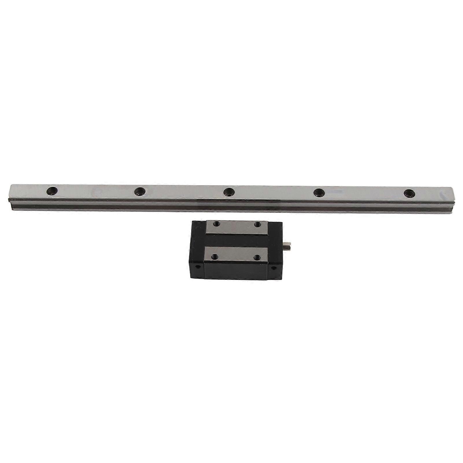 Linear Guide Rail Linear Bearing Slider Kit Ball Bearing Steel Block for 3D Printers and CNC Parts 300mm