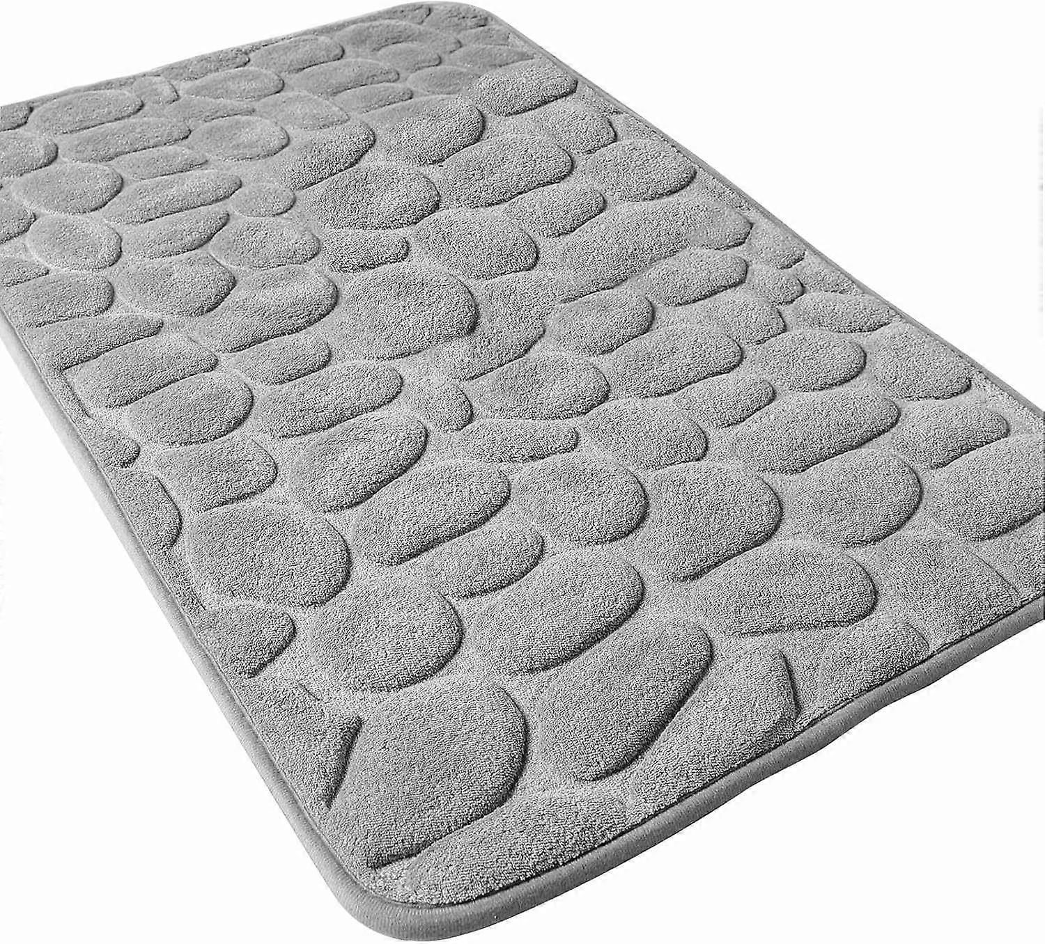 Non-Slip Memory Foam Bath Mat Rug, Absorbent Machine Washable Bathroom Mat, Shower Mat for Bathroom,