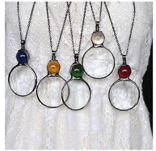 Collier loupe Collier loupe décorative Pendentif loupe portable