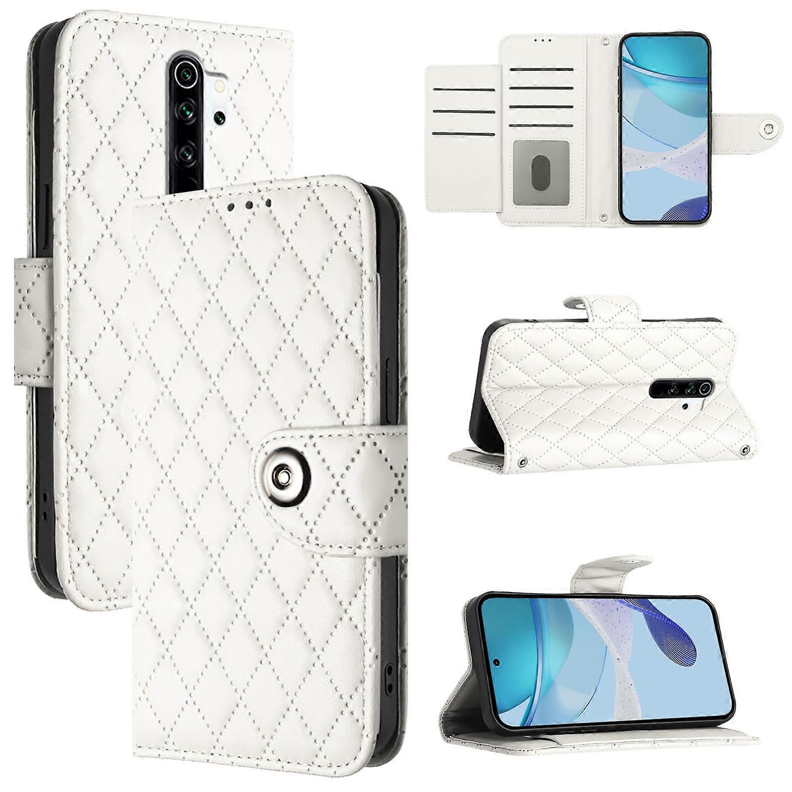 Rhombic PU Case For Redmi Note 8