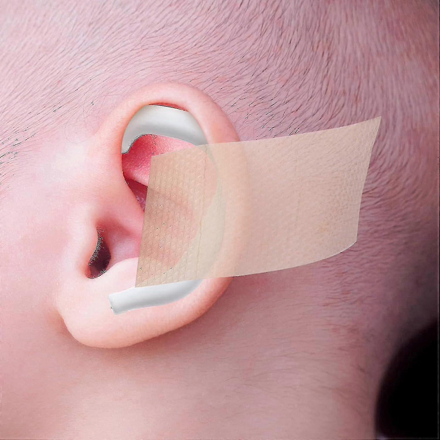 1 רול תיקון אסתטי לאוזן התינוק תיקון אוריקל סיליקון לתינוקות, מתקן אסתטי לתינוקות עם זוג תומך אוזן, חום