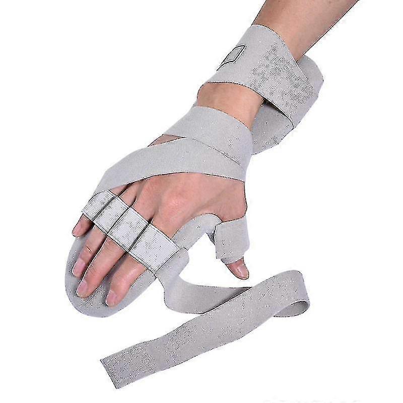 Hand Handledsfraktur Fast Finger Corrector Splint Gamla människor Stroke Hemiplegisk Rehabilitering Träningsutrustning-YuJia