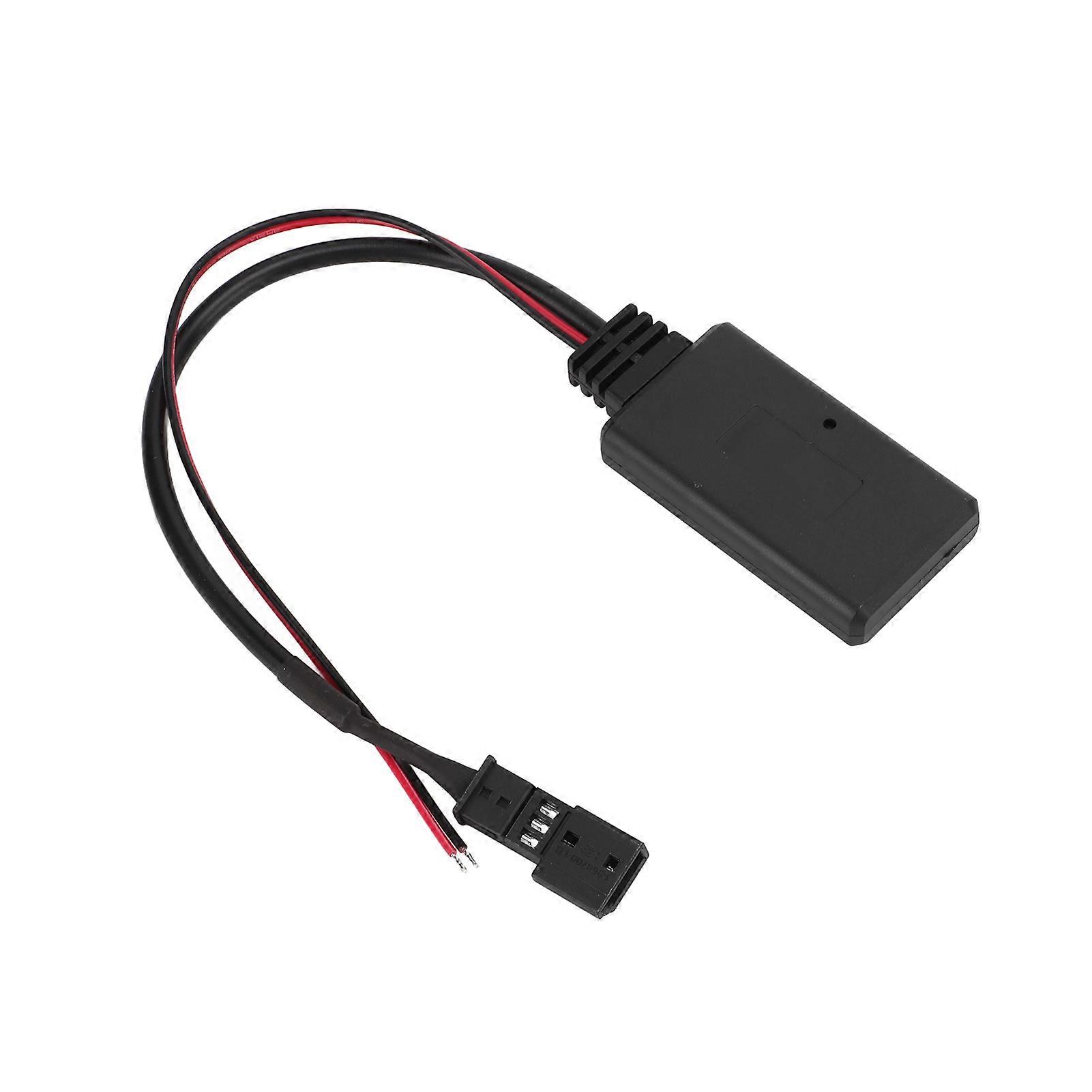 Bil Bluetooth5.0 AUX-modul 3Pin ABS Svart Slitstark Ersättning för E39 E46 E38 E53 YEMAA