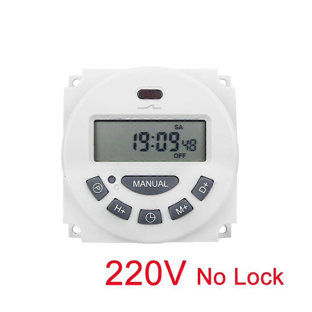 1PC Week Controller Electronic Weekly 7Days Programmable Digital Time Switch Relay Timer Control CN101A Tp8a16 L701 220V12V 16A