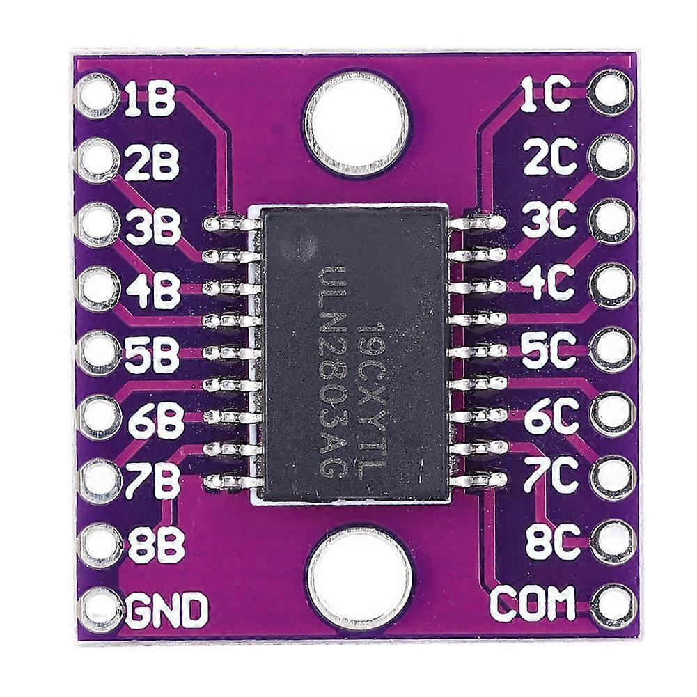 2PCs Darlington Transistor Arrays Module ULN2803A Accessoire Electrique Industriel Violet 50V YEMAA