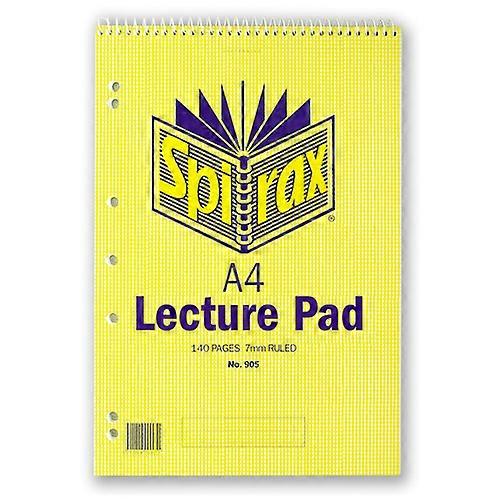 Spirax A4 Lecture Pad (Pack of 10) - Top Opening