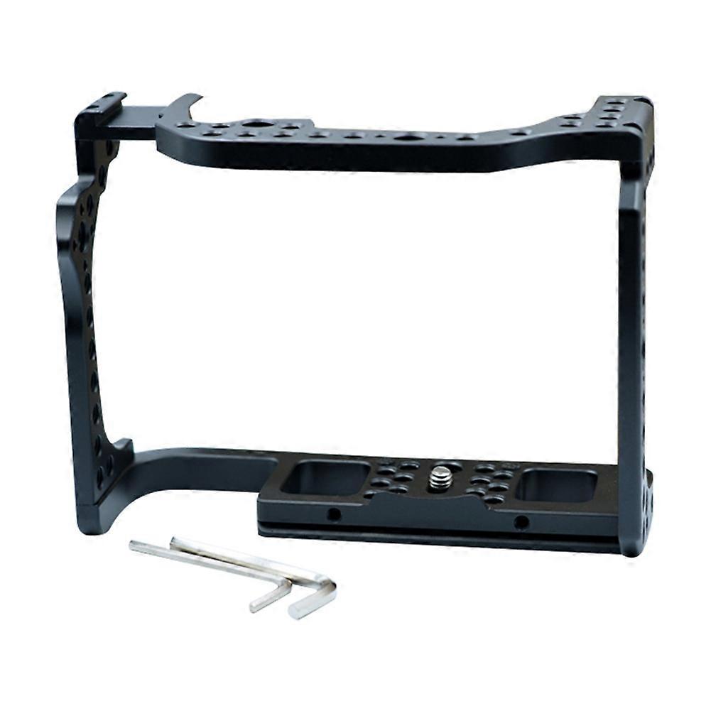 Camera Cage for R Feature with 1/4 3/8 Thread Holes for Arm Microphone Fill Light Attachment
