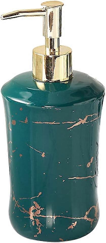 2025,440 مل موزع صابون من السيراميك الرخامي ، موزع جل الاستحمام ، بسيط وحديث